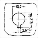 Bild von 10,2mm Matrize und Stempel  für Poties